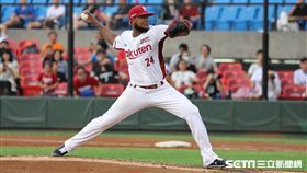 ▲樂天桃猿先發投手霸能。（圖／記者劉彥池攝影）