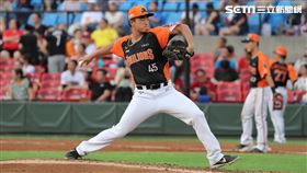 ▲統一獅先發投手施子謙。（圖／記者劉彥池攝影）