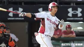 ▲樂天桃猿捕手廖健富。（圖／記者劉彥池攝影）