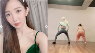 沒穿內衣裸背熱舞　瑤瑤狂晃掉出巨乳