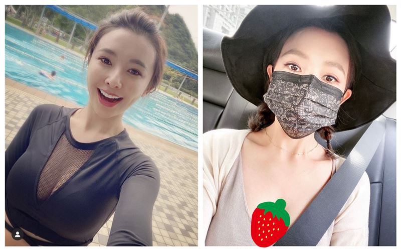 蕾絲口罩半遮臉　台8女神蹦惡魔豪乳