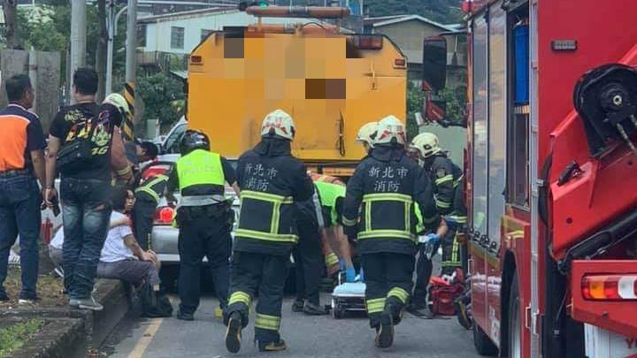 汐止大同路車禍！1家4口受輕傷送醫