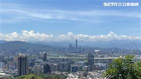 台北市鳥瞰,遠眺101
