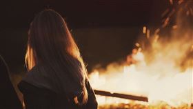 營火，露營（示意圖／翻攝自Pixabay）
