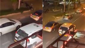 18秒「運動片」震撼聯合國！紅衣女郎車內緊貼…組織曝光▲。（圖／翻攝自وسيم推特）