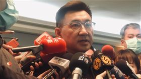 國民黨主席補選候選人江啟臣。（圖／記者林恩如攝）