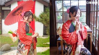 IG紅什麼／湖畔穿和服化身櫻花妹