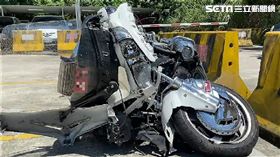 桃園,重機,車禍,陸地航母,GOLDWING（圖／翻攝畫面）