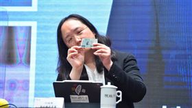 行政院舉行「三倍券網站教學」記者會，唐鳳。（圖／行政院提供）