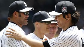 ▲前洋基球星Johnny Damon、松井秀喜。（圖／美聯社／達志影像）