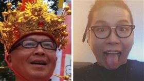 爭奪全台灣最長！台灣阿成紀錄被破　提告網紅「煽惑犯罪」（合成圖／翻攝自黃宏成台灣阿成世界偉人財神總統、晉瑋臉書）