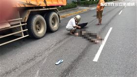 砂石車,機車雙載,顱內出血,台北,蕭姓民眾提供