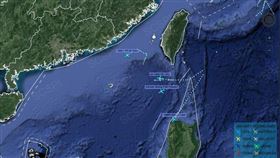 美軍出動4偵查機現蹤南海（圖／翻攝SCS Probing Initiative「SCSPI」推特）