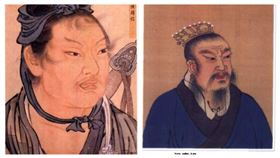 韓信，漢高祖劉邦。（組合圖／翻攝百度百科）