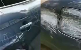 4童刮花45輛車！家長嘆「他們不懂事」…見賠償金額傻眼（圖／翻攝自澎湃新聞微博）