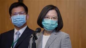 總統蔡英文出席中華電信5G啟用典禮。（圖／總統府提供）