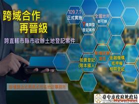 跨域地政服務更便民，7/1起新增收辦拍賣及抵押權登記（圖／台中市政府）