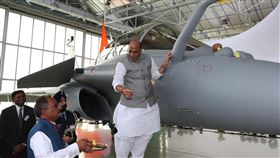 印度向法國採購的「飆風」（Rafale）戰機。圖／美聯社／達志影像