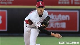 ▲樂天桃猿先發投手翁瑋均。（圖／記者劉彥池攝影）