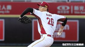 ▲樂天桃猿先發投手翁瑋均。（圖／記者劉彥池攝影）