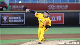 ▲中信兄弟先發投手廖乙忠。（圖／記者劉彥池攝影）
