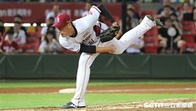 ▲樂天桃猿投手翁瑋均。（圖／記者劉彥池攝影）