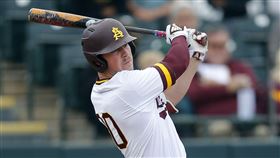 ▲底特律老虎選秀狀元Spencer Torkelson來自亞歷桑納州立大學。（資料照／美聯社／達志影像）