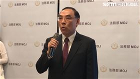 ▲法務部長蔡清祥表示，將加強會客菜的檢查。（圖／記者楊佩琪攝）