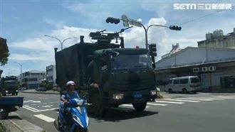 軍車大陣仗現台東　驚見神秘雄三飛彈