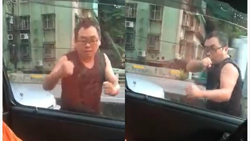 被大車耽誤的拳手？這影片讓網友笑翻