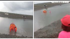  雲林媽祖遶境突「撩溪」…神轎險滅頂（圖／翻攝畫面）