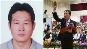 屏東市民代表會主席蕭國亮，屏東市長林恊松，組合圖