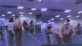 不滿非裔女嗆聲　警爆氣「出拳KO」
美國,邁阿密,機場,警察,挑釁,出拳,非裔
翻攝自推特