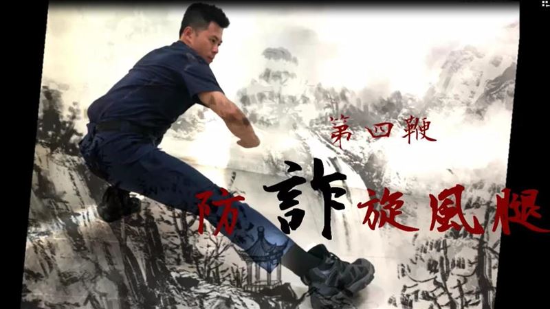 台中警玩時事梗　自拍「青春五連鞭」