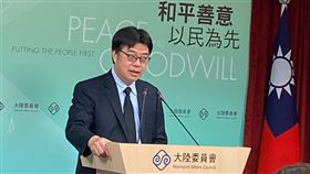 陸委會發言人邱垂正。（圖／記者盧素梅攝影）