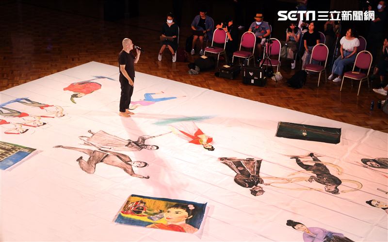 蔡明亮「不散(4K修復版)」經典重現演出現場導覽。（記者邱榮吉/攝影）