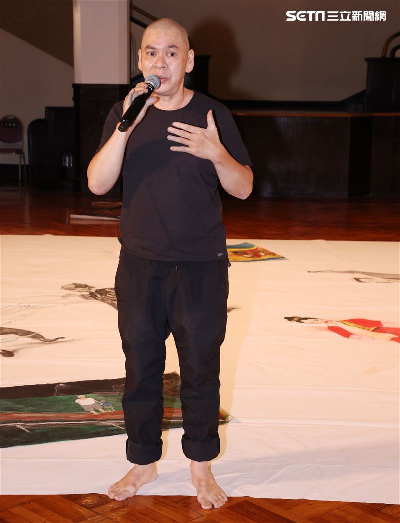 蔡明亮「不散(4K修復版)」經典重現演出現場導覽。（記者邱榮吉/攝影）