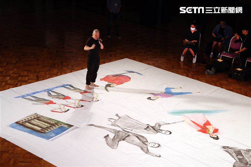 蔡明亮「不散(4K修復版)」經典重現演出現場導覽。（記者邱榮吉/攝影）