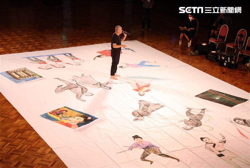 蔡明亮「不散(4K修復版)」經典重現演出現場導覽。（記者邱榮吉/攝影）