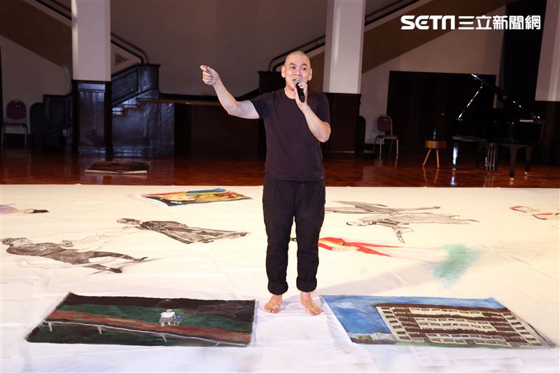 蔡明亮「不散(4K修復版)」經典重現演出現場導覽。（記者邱榮吉/攝影）