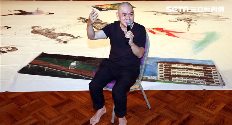 蔡明亮「不散(4K修復版)」經典重現演出現場導覽。（記者邱榮吉/攝影）