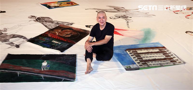 蔡明亮「不散(4K修復版)」經典重現演出現場導覽。（記者邱榮吉/攝影）