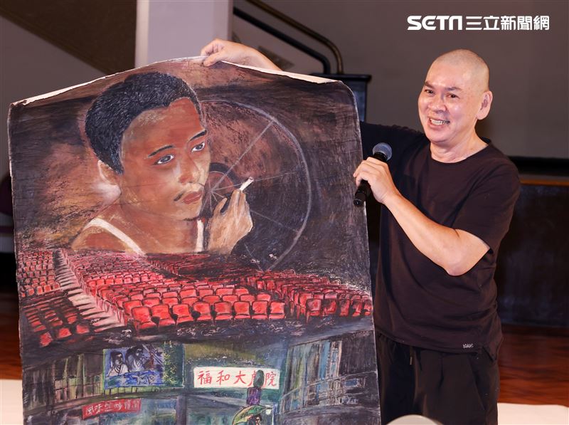 蔡明亮「不散(4K修復版)」經典重現演出現場導覽。（記者邱榮吉/攝影）