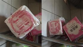 衛生紙,衛生棉,老闆娘,吸水力(翻攝自 爆笑公社)