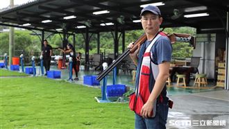 獨／經營靶場　陳威陶推廣不定向飛靶