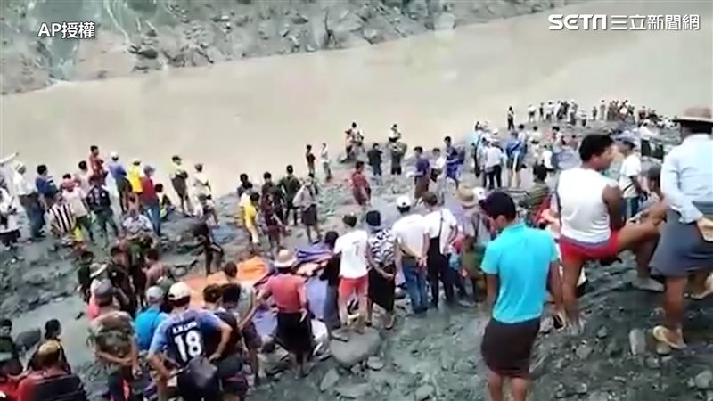 緬甸礦災增至171死　罹難者集體葬