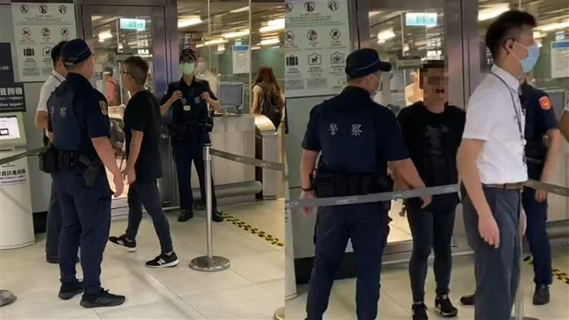 沒戴口罩嗆站務人員5字經…警方帶回