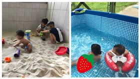 好市多,阿公,泳池,水陸樂園（圖／原PO授權提供）