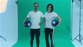 李眉蓁跟藍營大咖合拍定裝照（圖／李眉蓁競選辦公室提供）