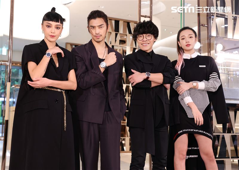 李函、陳柏霖、盧廣仲、吳卓源出席手錶活動。（記者邱榮吉/攝影）